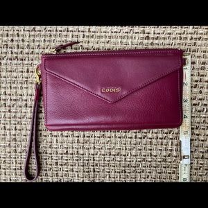 Lodis wristlet and wallet clutch handbag